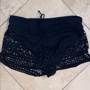 Mesh Swim shorts with attached panty